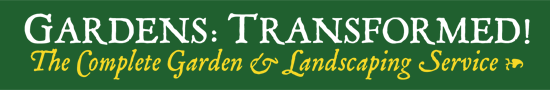 Logo: Gardens transformed! - the complete garden and landscaping service